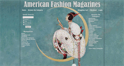 Desktop Screenshot of americanfashionmagazines.com
