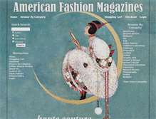 Tablet Screenshot of americanfashionmagazines.com